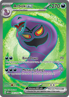 Arbok ex Ultra Rare 185/165 151