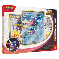Pokémon MEGA: 30th Celebration Collection Box (Greninja ex) (4 Pack)