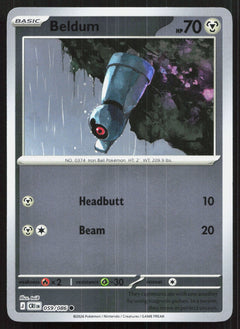 Beldum Reverse Holo ME04: Chaos Rising 059/086