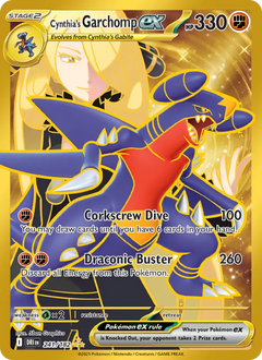 Cynthia's Garchomp ex Hyper Rare 241/182 Destined Rivals