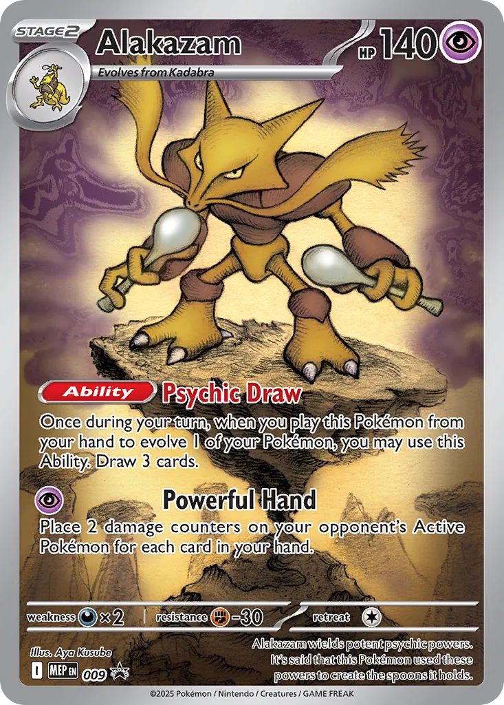 Alakazam Promo MEP009