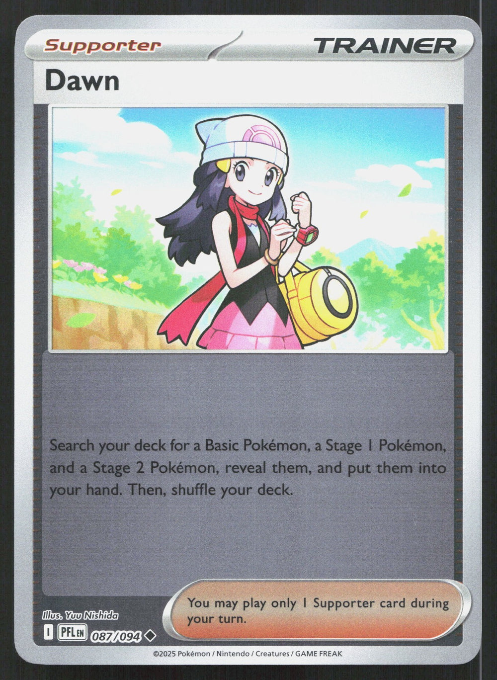 Dawn Reverse Holo ME02: Phantasmal Flames 087/094