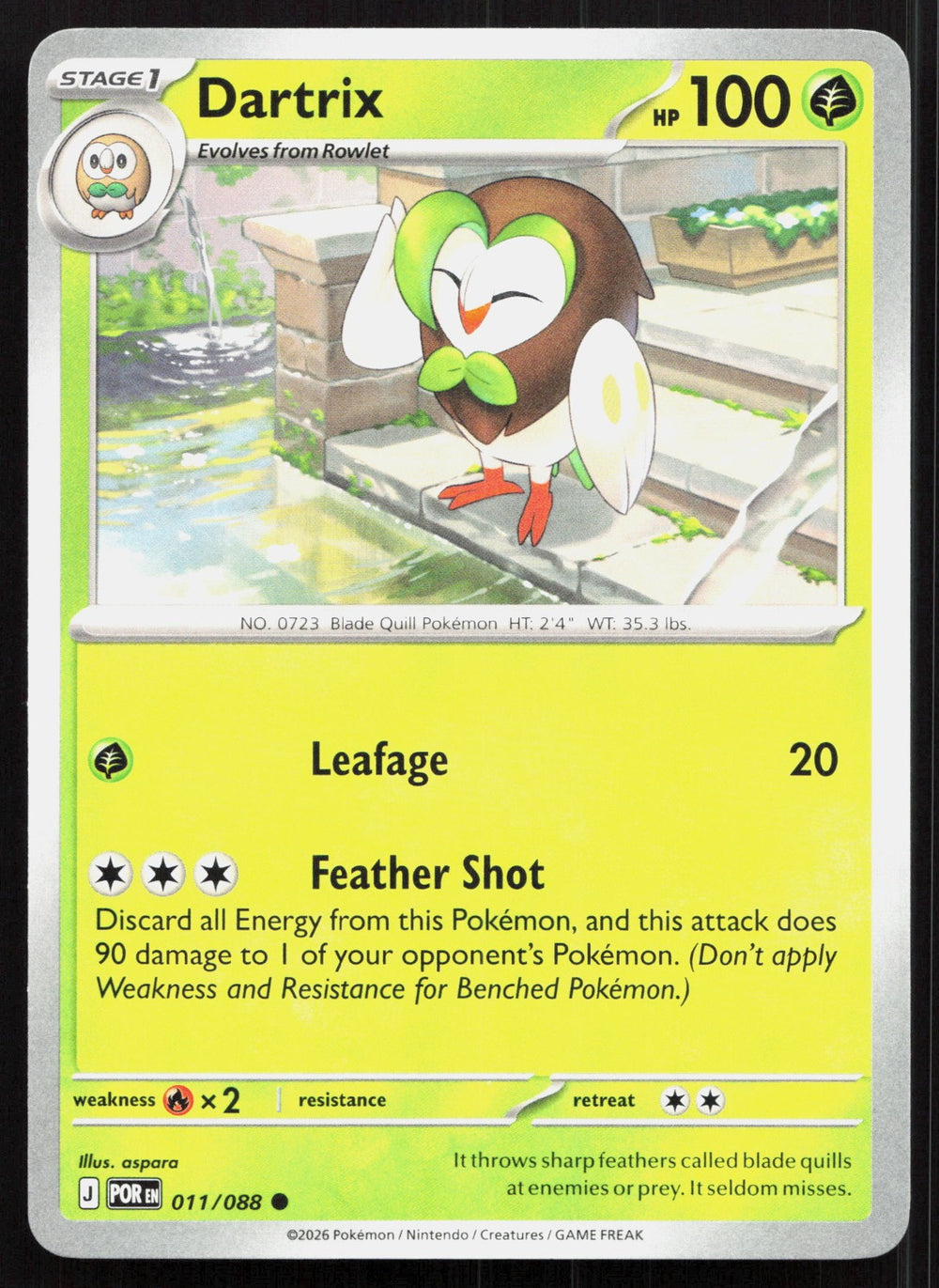 Dartrix ME03: Perfect Order 011/088