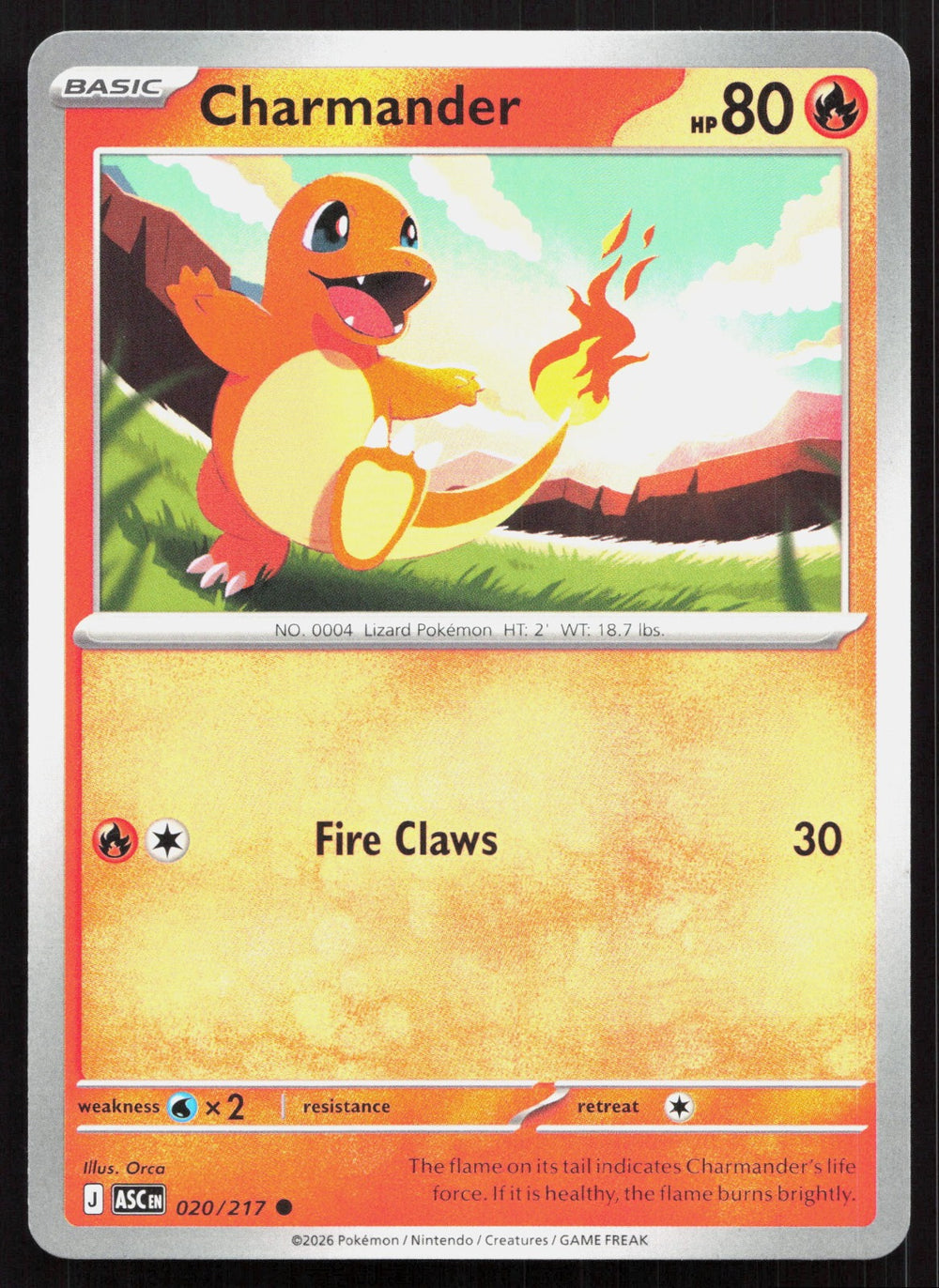 Charmander ME: Ascended Heroes 020/217