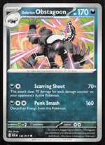 Galarian Obstagoon ME: Ascended Heroes 132/217