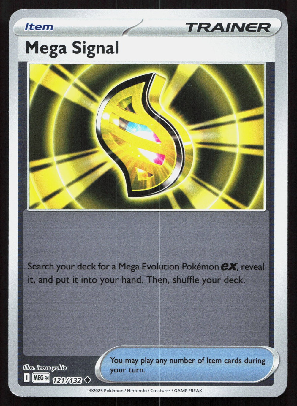 Mega Signal Reverse Holo ME01: Mega Evolution 121/132