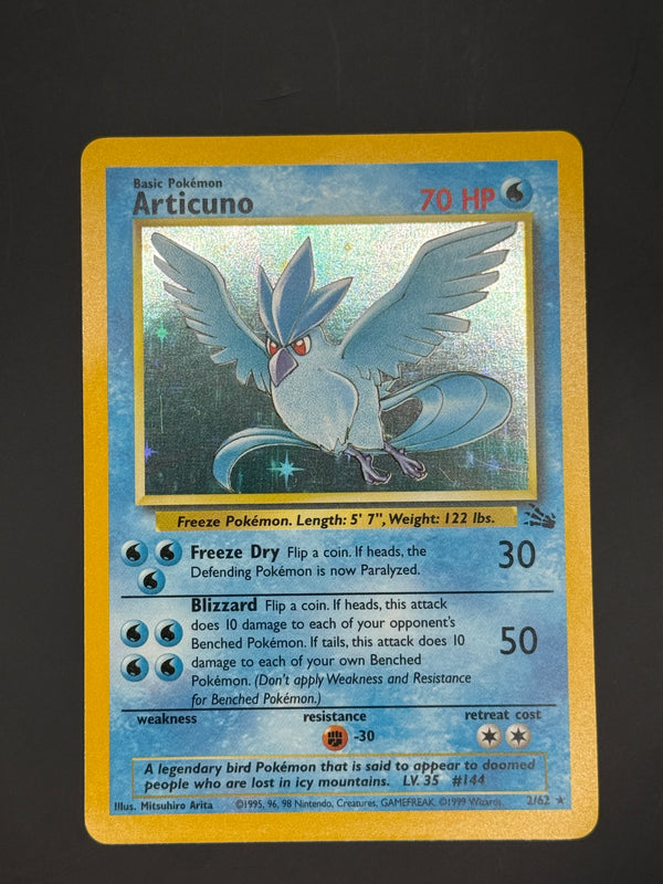 Articuno Holo 2/62 Fossil