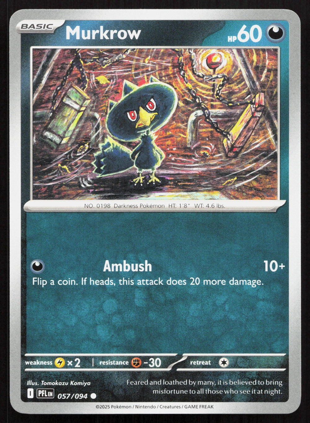Murkrow ME02: Phantasmal Flames 057/094
