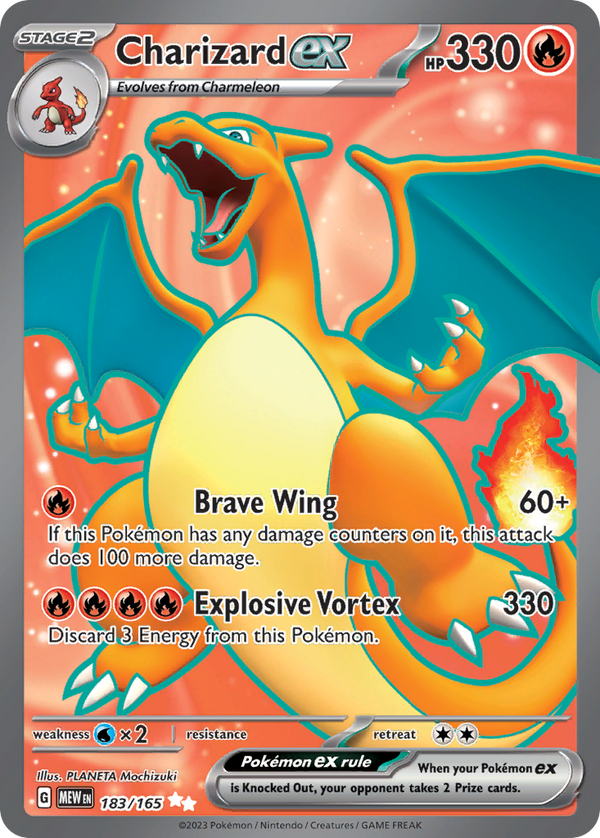 Charizard ex Ultra Rare 183/165 151