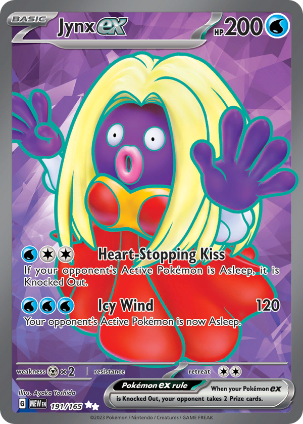 Jynx ex Ultra Rare 191/165 151