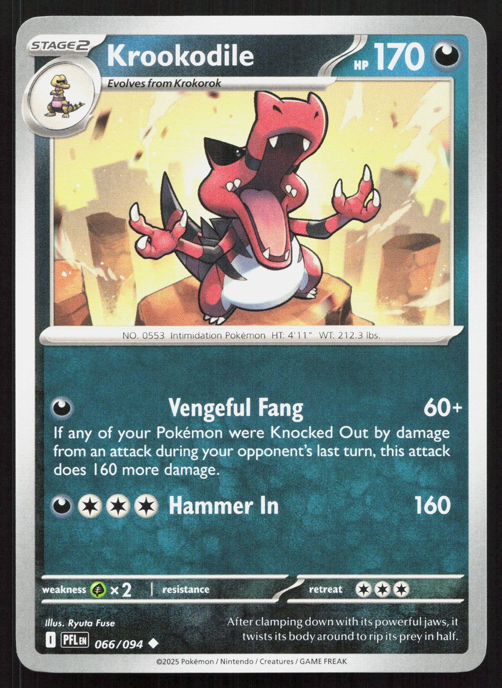 Krookodile ME02: Phantasmal Flames 066/094