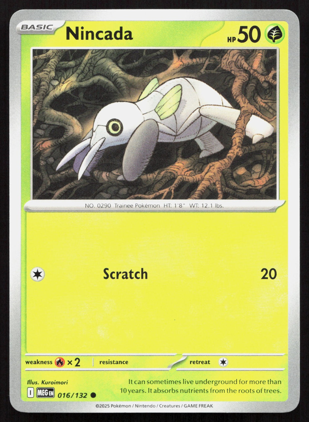 Nincada ME01: Mega Evolution 016/132
