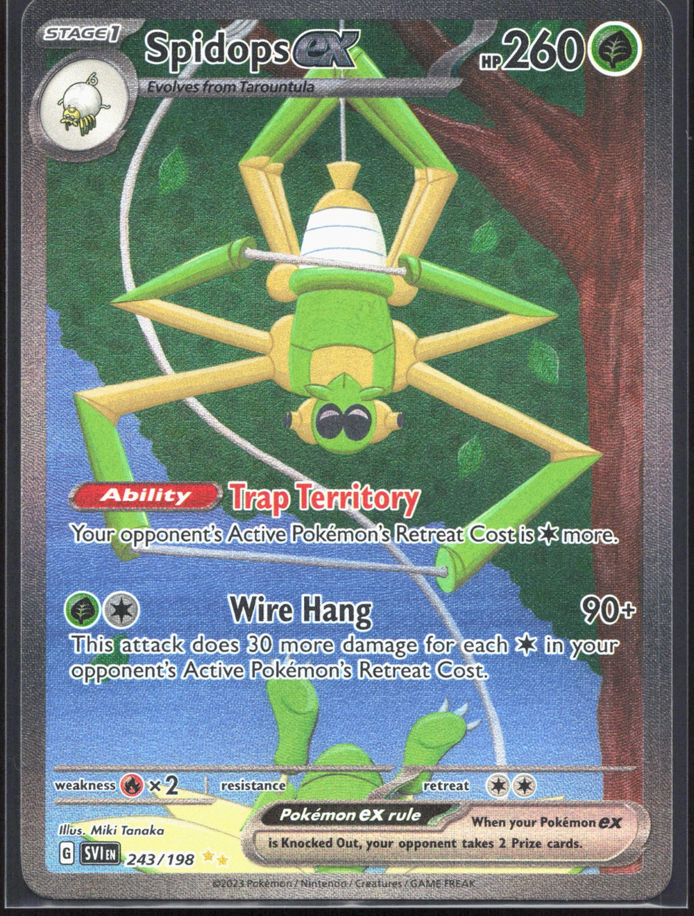 Spidops ex Special Illustration Rare SV01: Scarlet & Violet Base Set 243/198