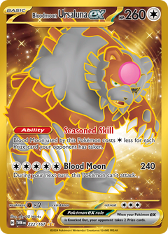 Bloodmoon Ursaluna ex Hyper Rare 222/167 Twilight Masquerade