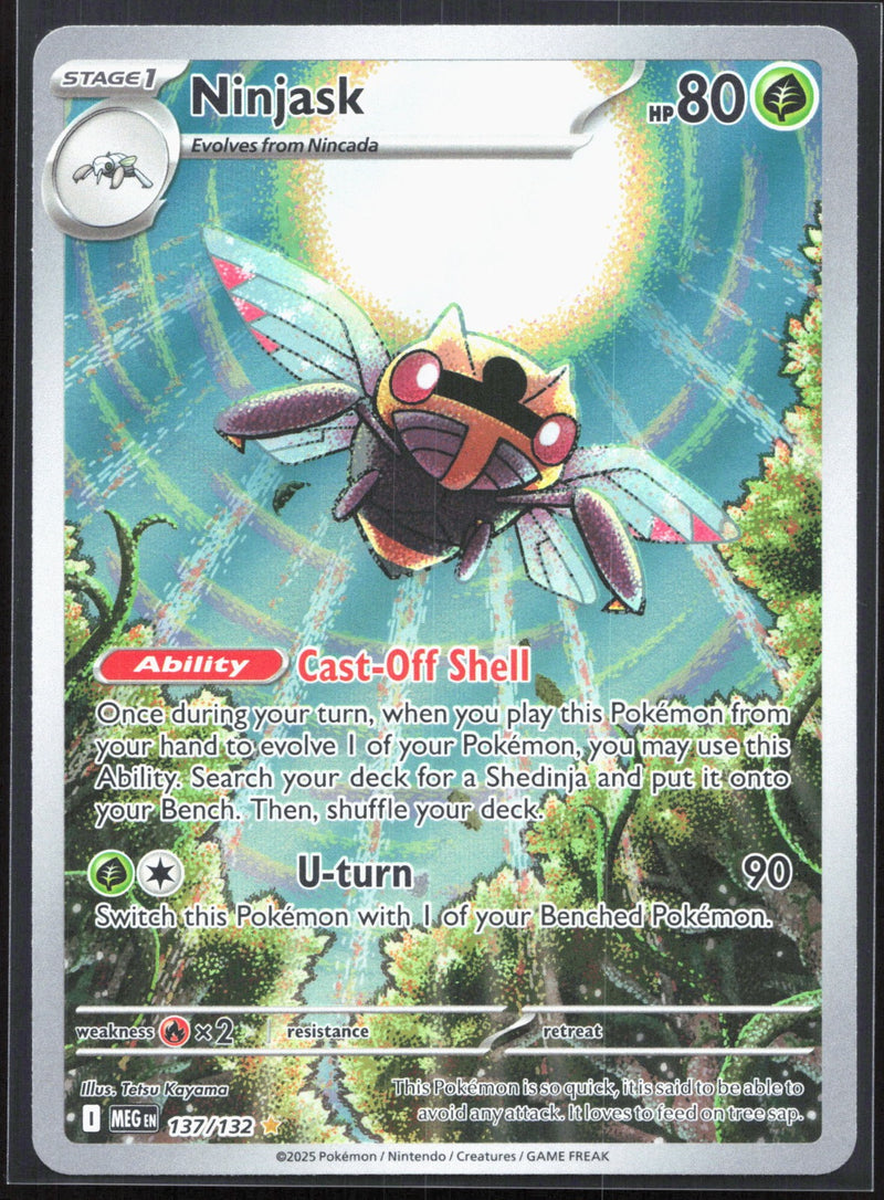 Ninjask Illustration Rare ME01: Mega Evolution 137/132