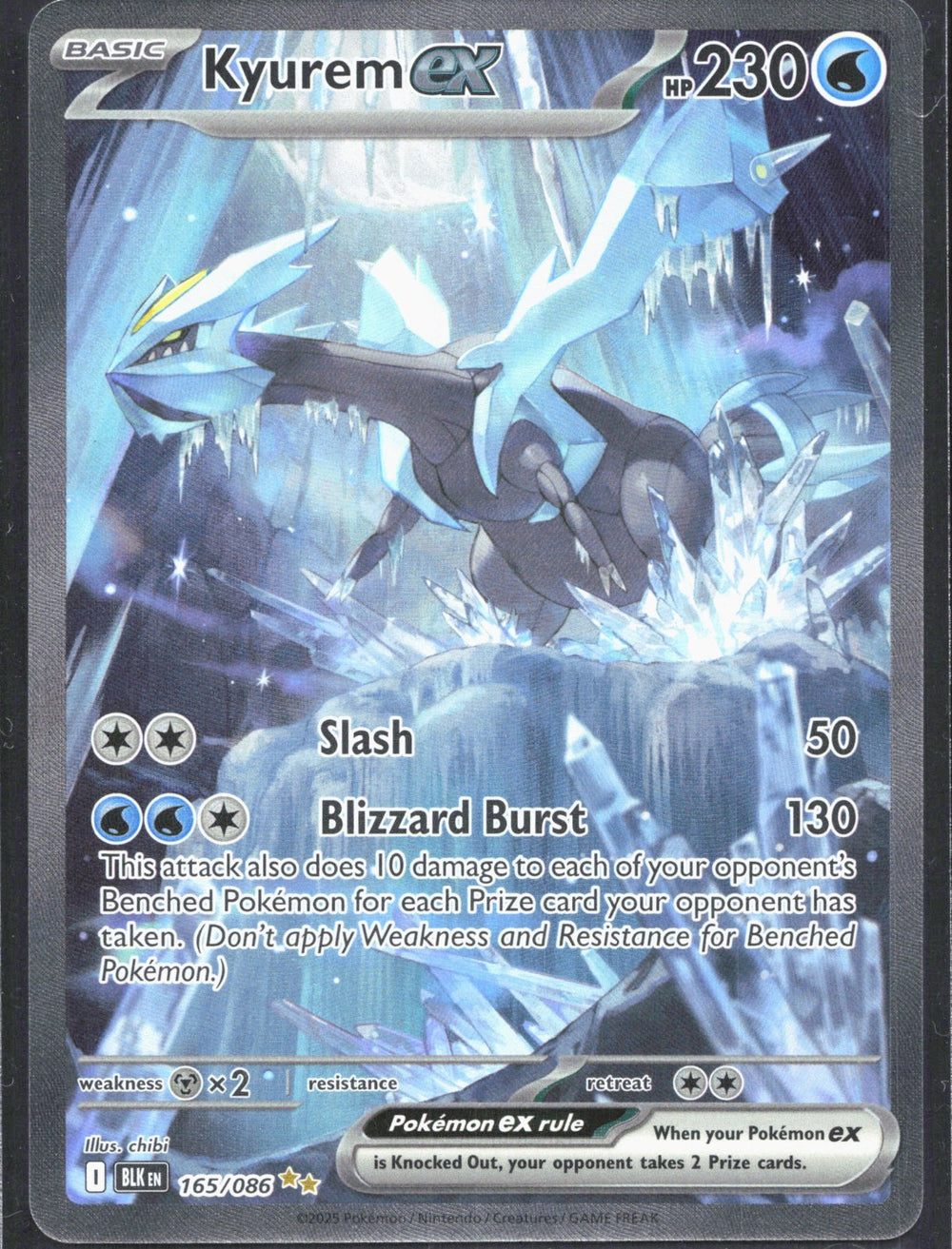 Kyurem ex Special Illustration Rare SV: Black Bolt 165/086