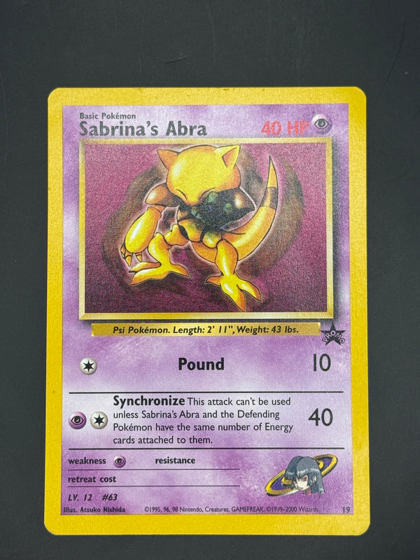 Sabrina's Abra Promo Black Star Promo 19
