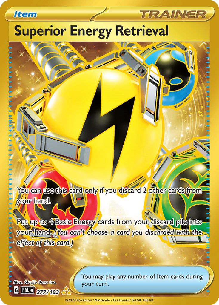 Superior Energy Retrieval Hyper Rare 277/193 Paldea Evolved