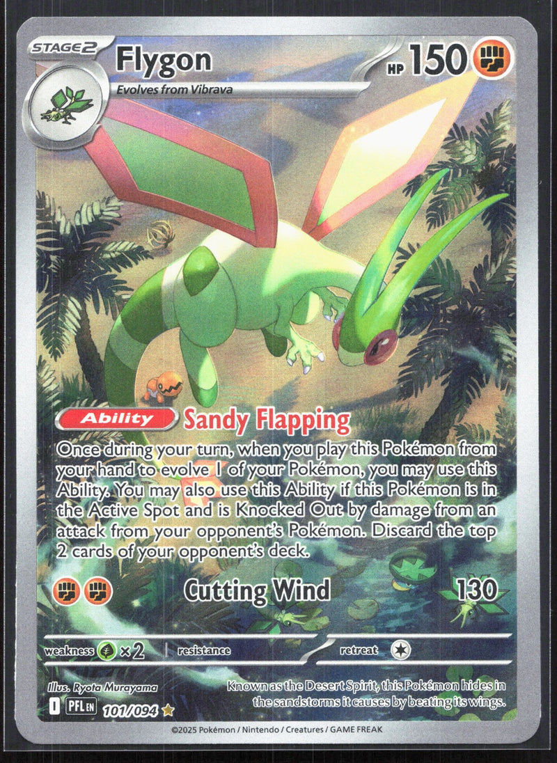 Flygon Illustration Rare ME02: Phantasmal Flames 101/094