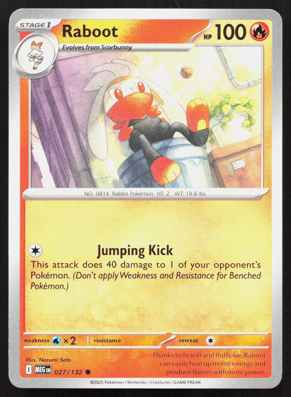 Raboot ME01: Mega Evolution 027/132