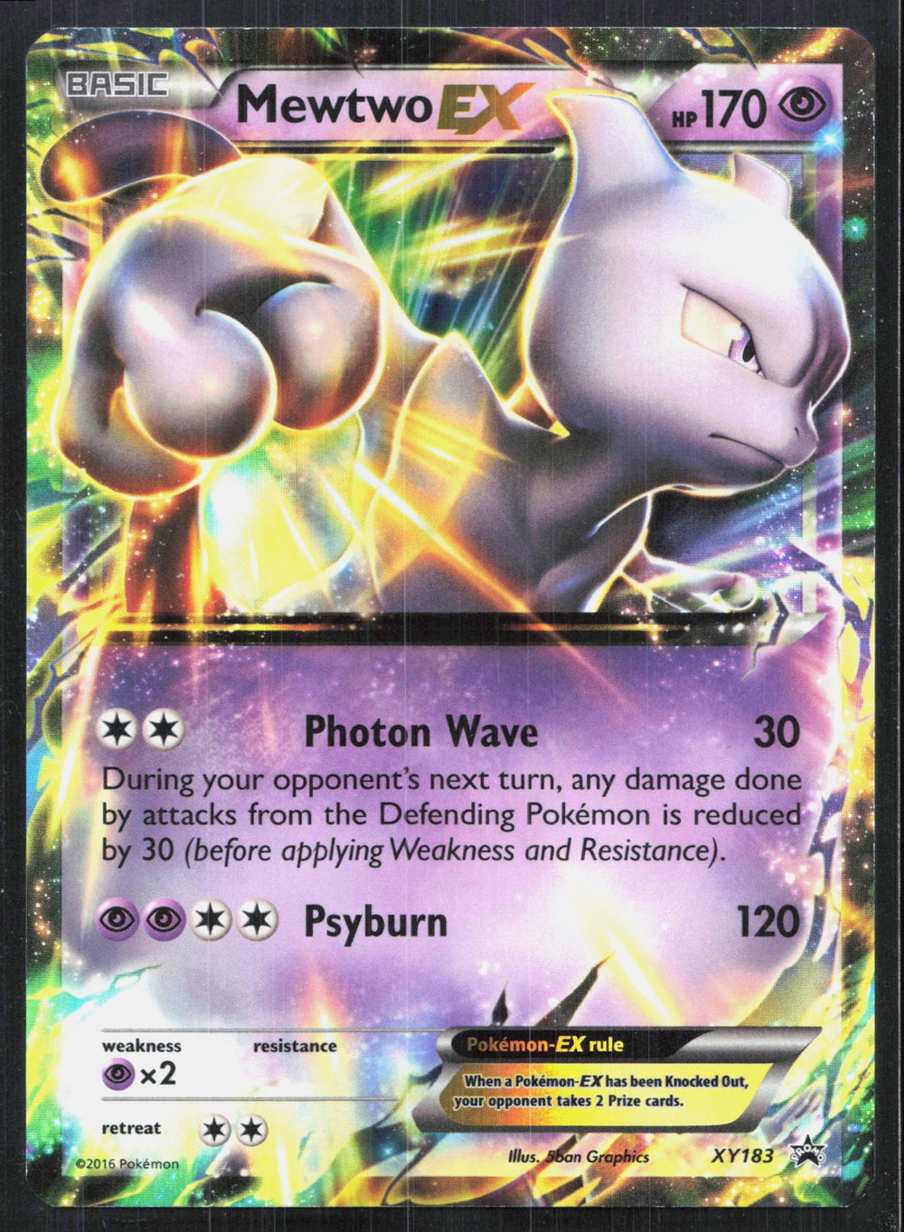 Mewtwo EX Promo XY Promos XY183