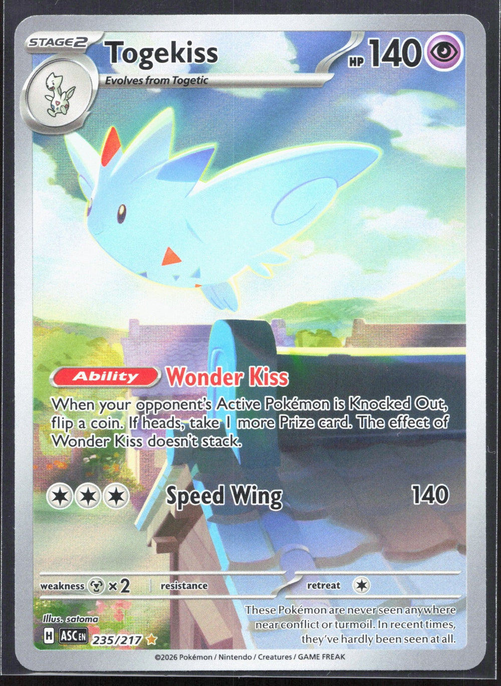 Togekiss Illustration Rare ME: Ascended Heroes 235/217