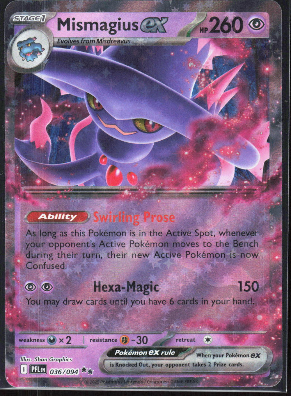 Mismagius ex ME02: Phantasmal Flames 036/094