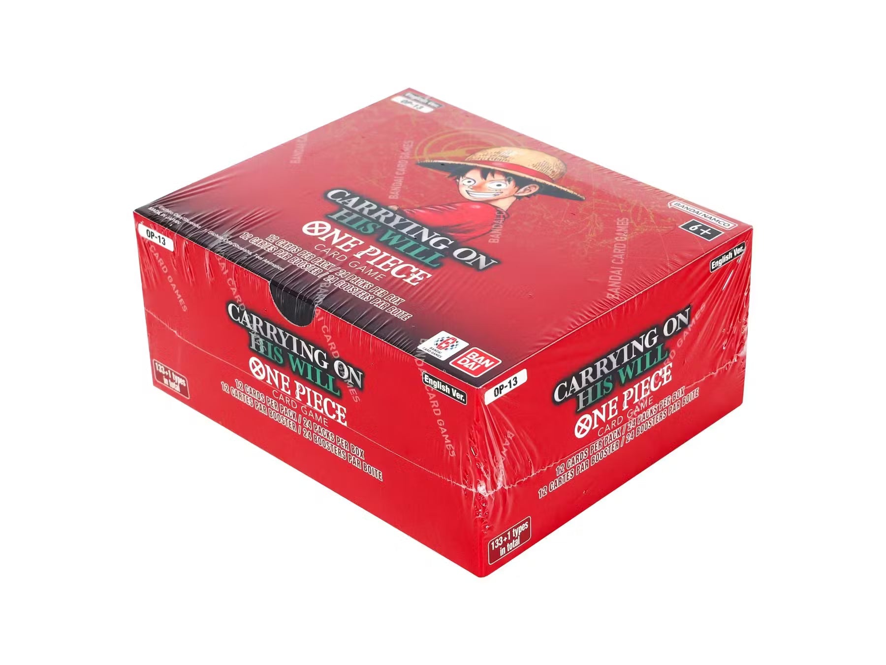One Piece TCG: Carrying On His Will [OP-13] Booster Box (24 packs)