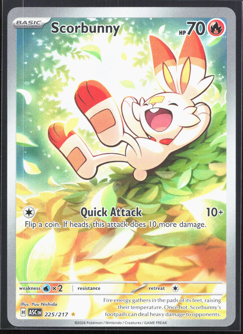 Scorbunny Illustration Rare ME: Ascended Heroes 225/217