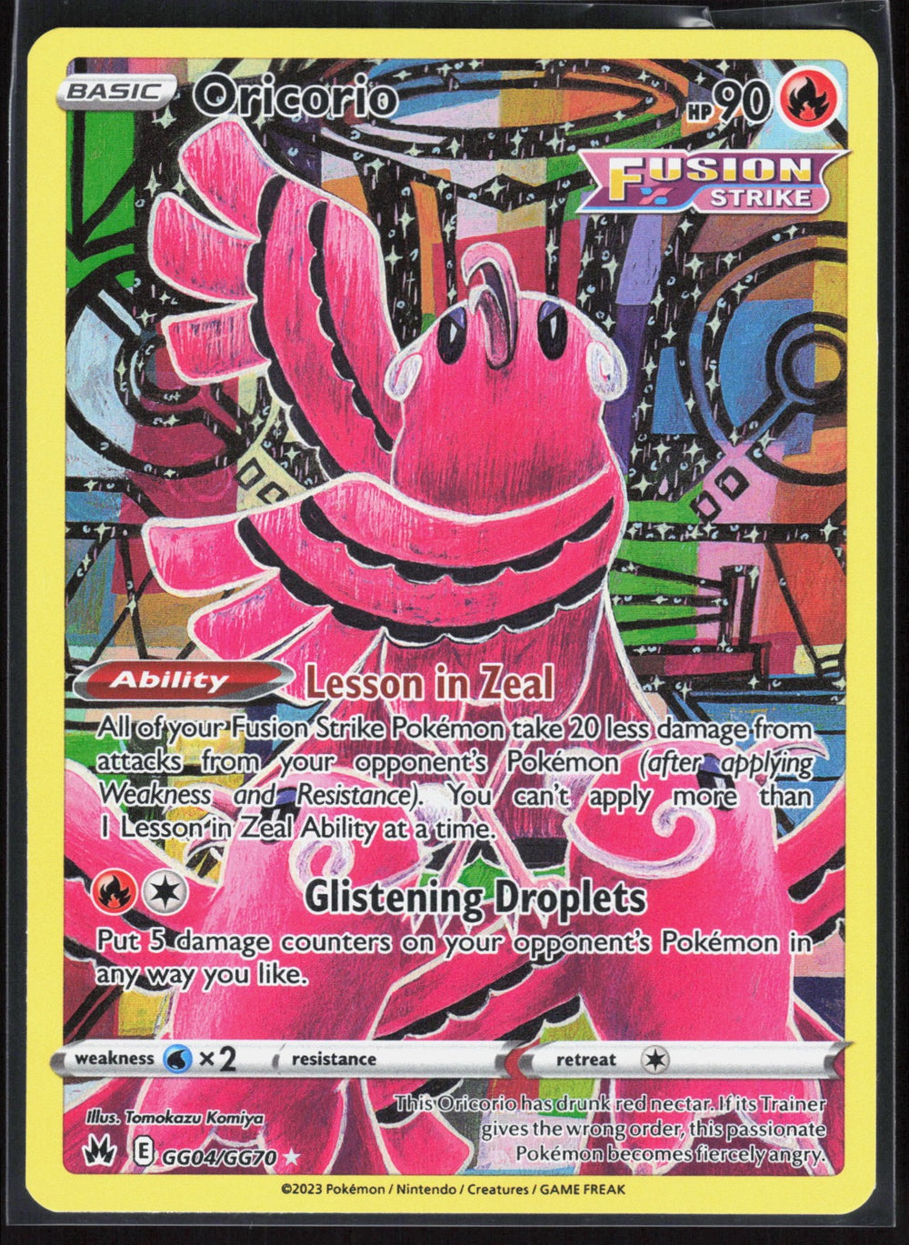 Oricorio SWSH: Crown Zenith: Galarian Gallery GG04/GG70