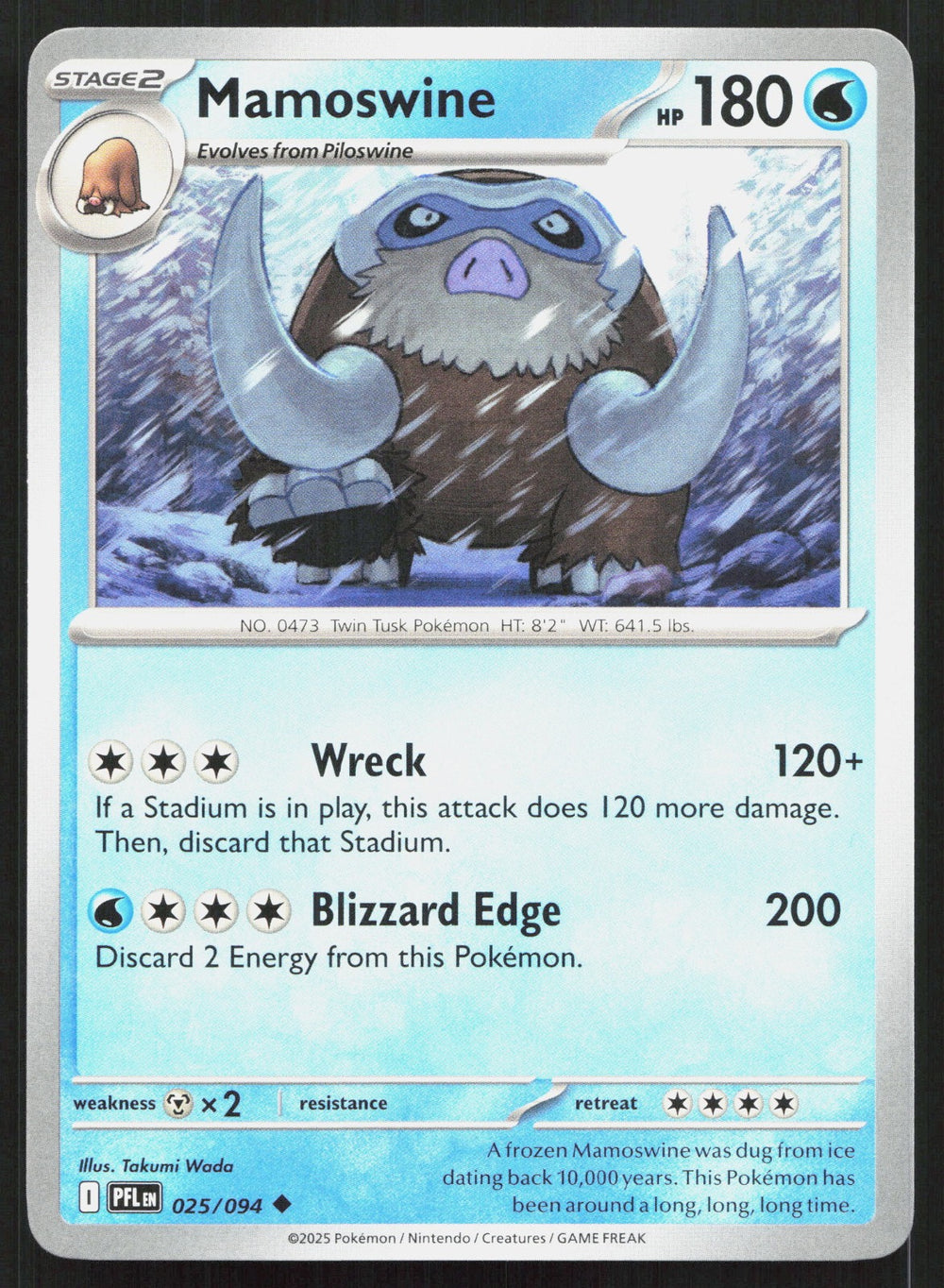 Mamoswine ME02: Phantasmal Flames 025/094