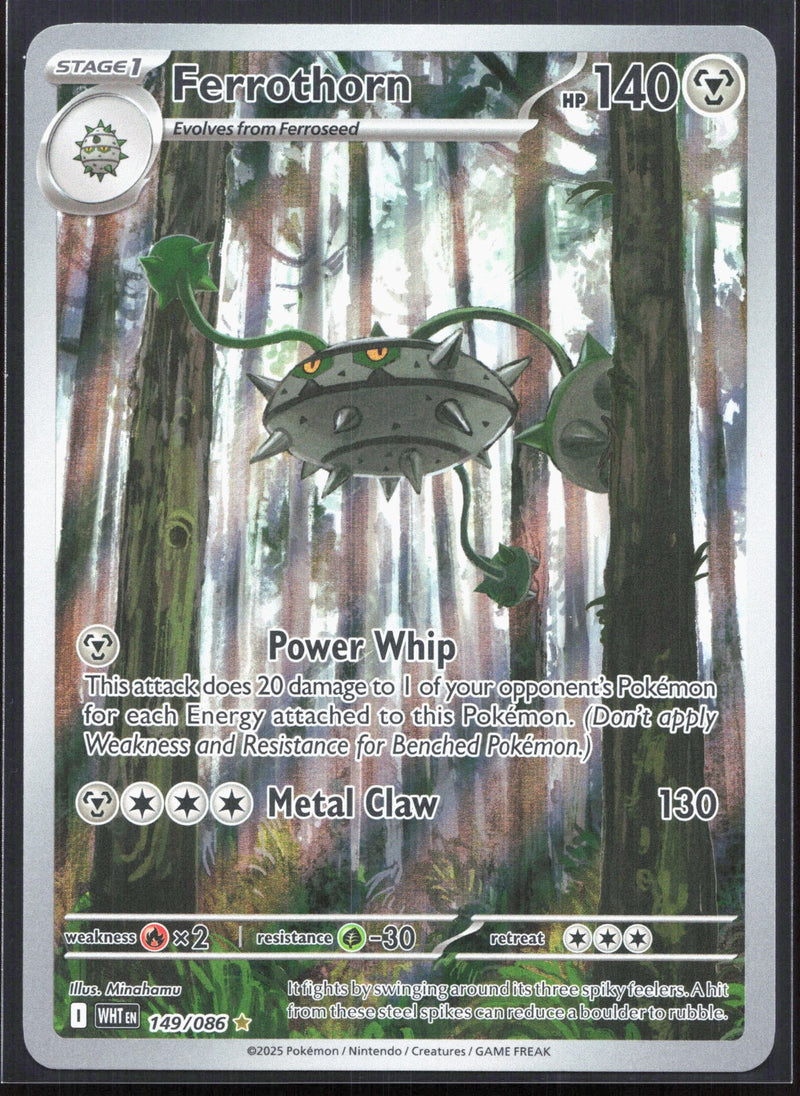 Ferrothorn Illustration Rare SV: White Flare 149/086