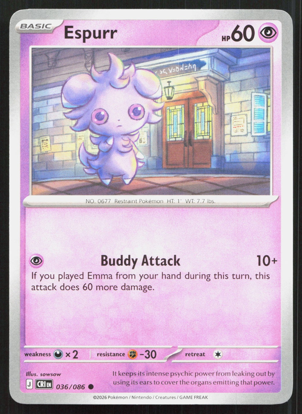 Espurr ME04: Chaos Rising 036/086