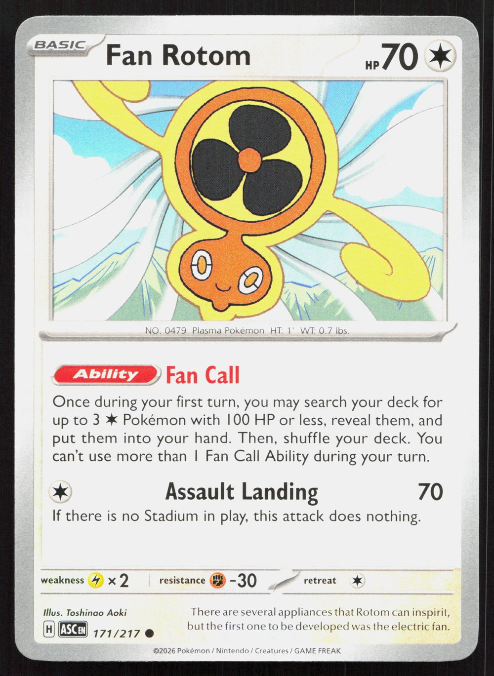 Fan Rotom ME: Ascended Heroes 171/217