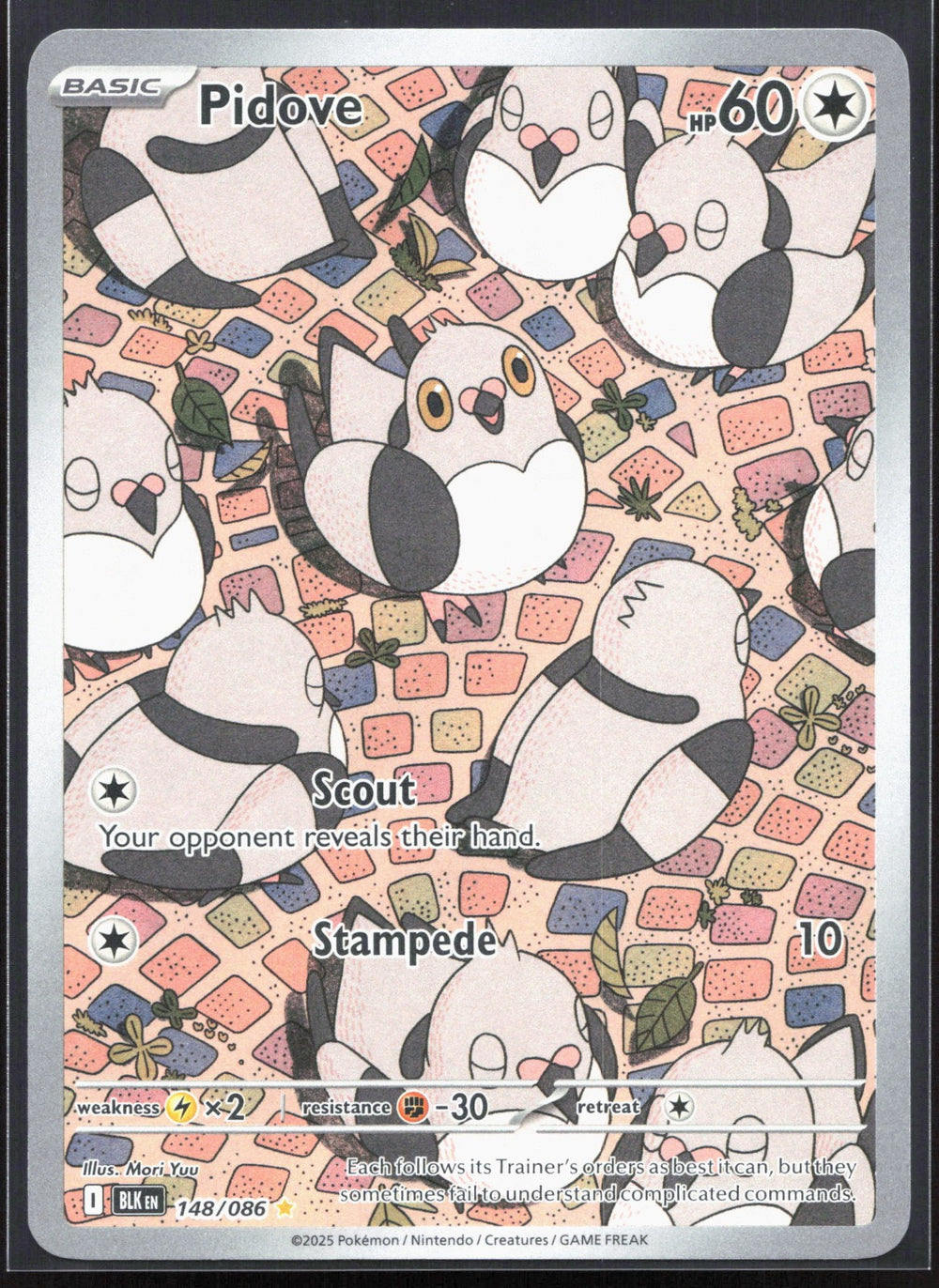 Pidove Illustration Rare SV: Black Bolt 148/086