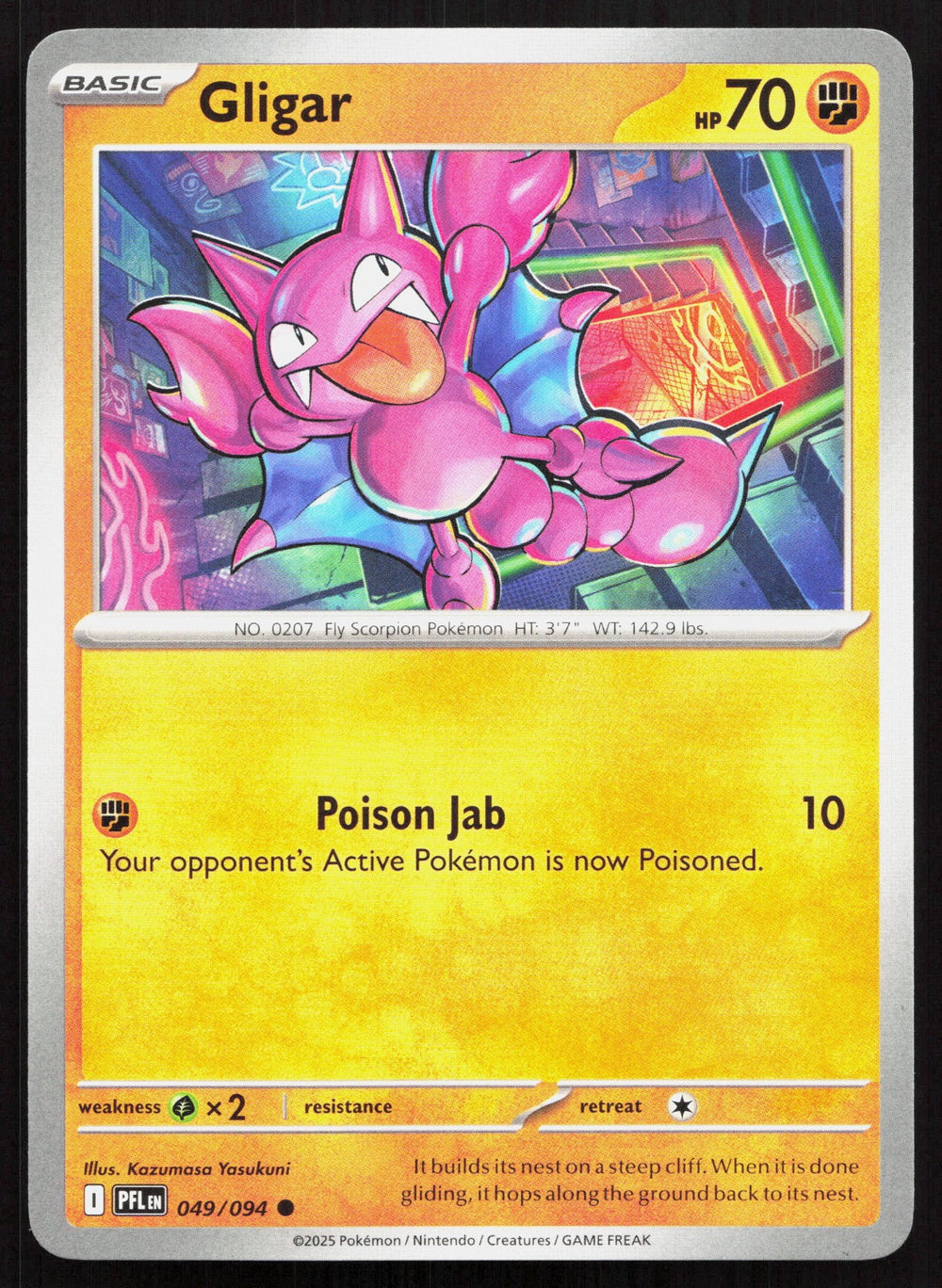 Gligar ME02: Phantasmal Flames 049/094