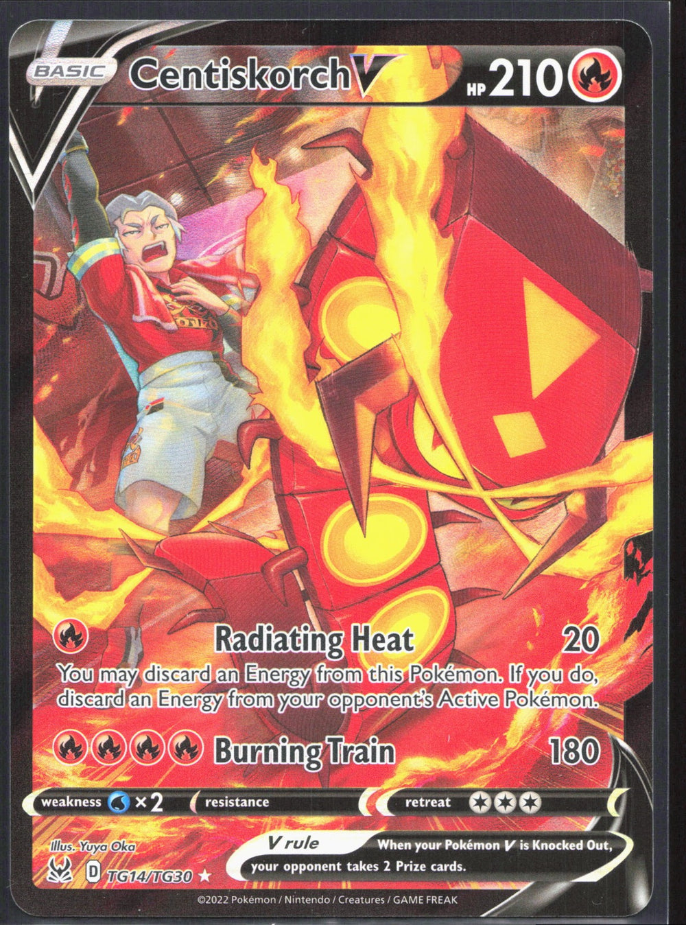 Centiskorch V Ultra Rare SWSH11: Lost Origin Trainer Gallery TG14/TG30