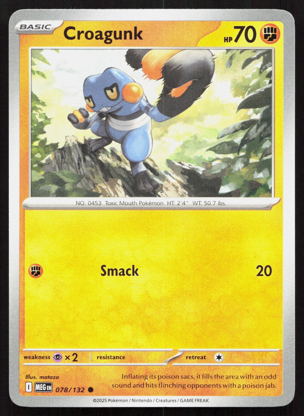 Croagunk ME01: Mega Evolution 078/132