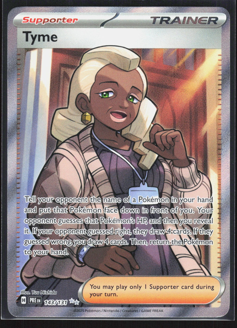 Tyme SV: Prismatic Evolutions 143/131