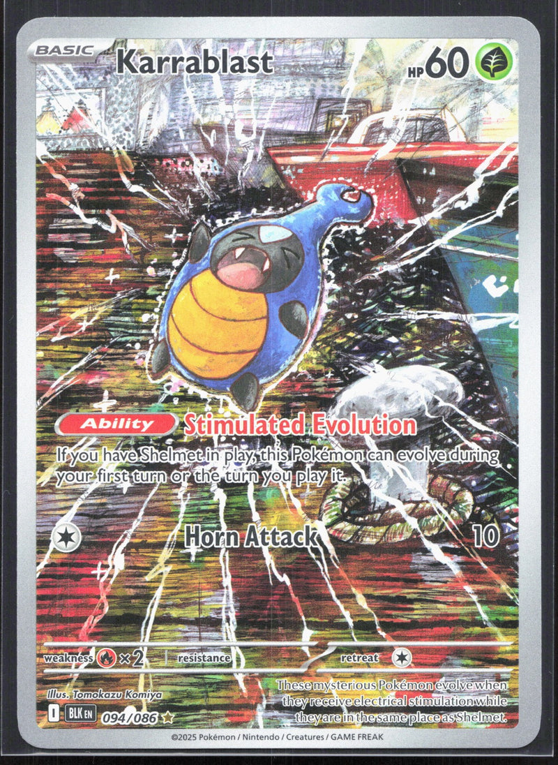 Karrablast Illustration Rare SV: Black Bolt 094/086