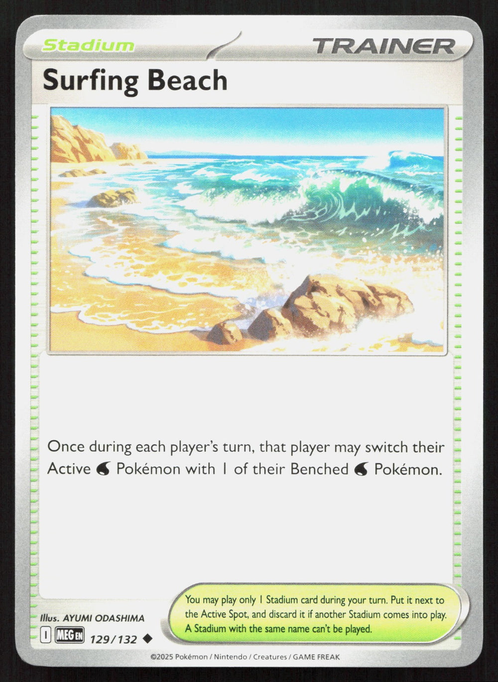 Surfing Beach ME01: Mega Evolution 129/132