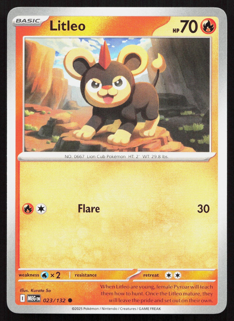 Litleo ME01: Mega Evolution 023/132