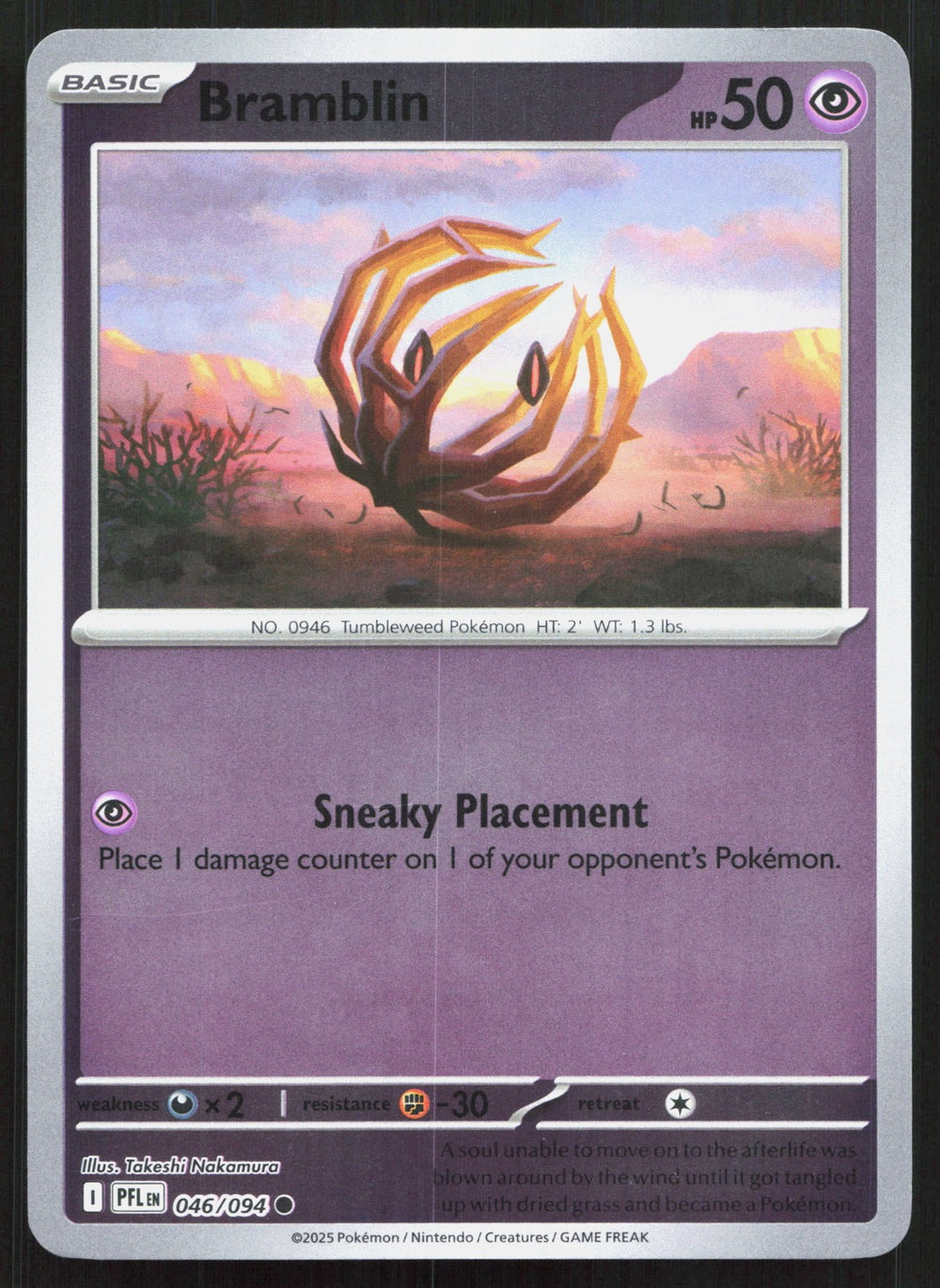 Bramblin Reverse Holo ME02: Phantasmal Flames 046/094