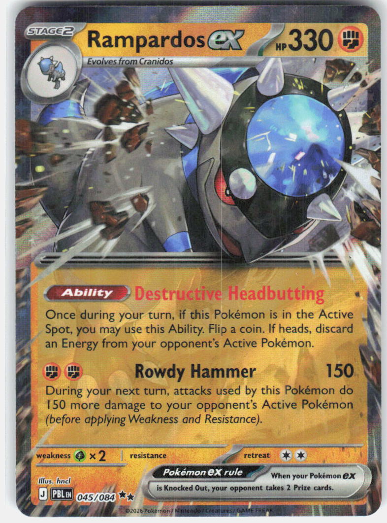 Rampardos ex ME05: Pitch Black 045/084