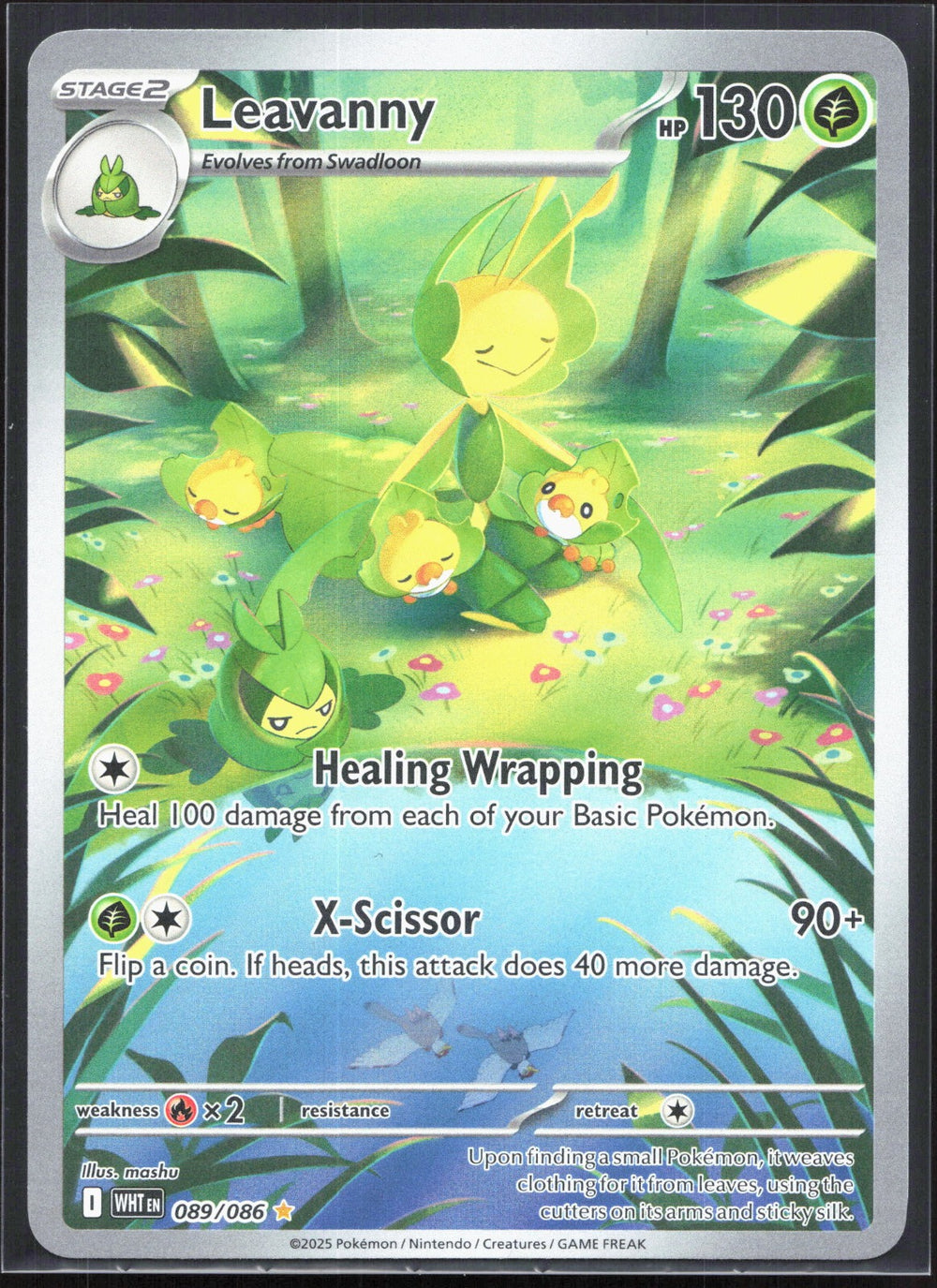 Leavanny Illustration Rare SV: White Flare 089/086