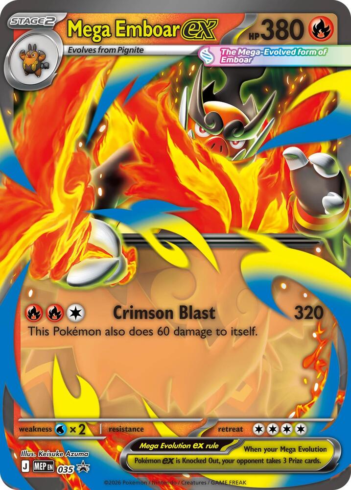 Mega Emboar ex Promo ME: Mega Evolution Promo 035