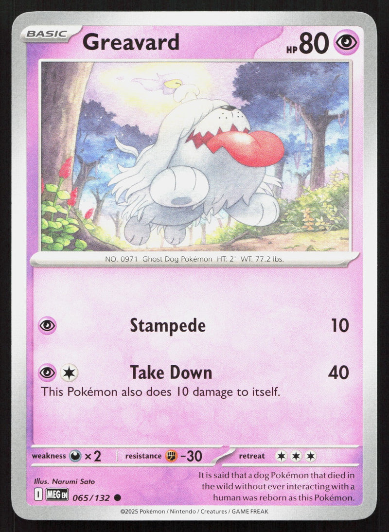 Greavard ME01: Mega Evolution 065/132