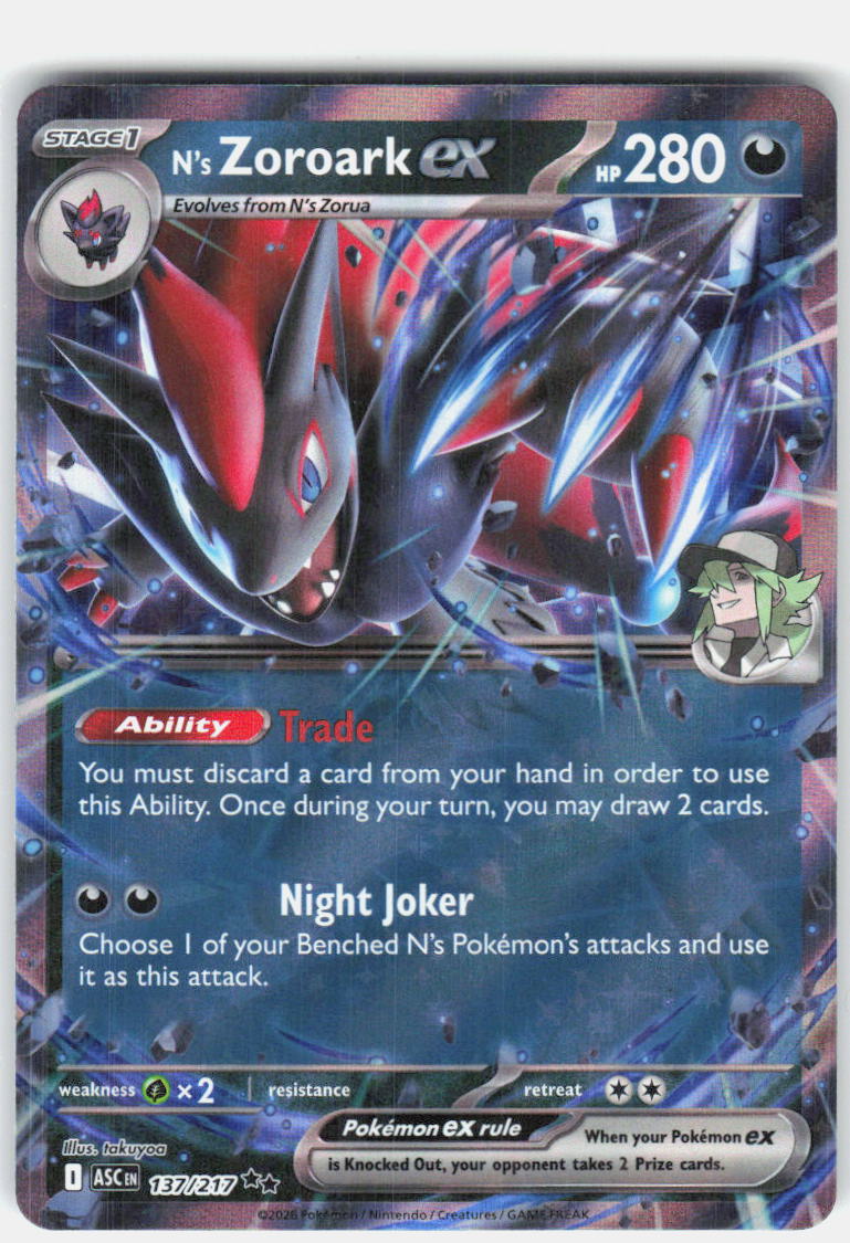 N's Zoroark ex ME: Ascended Heroes 137/217