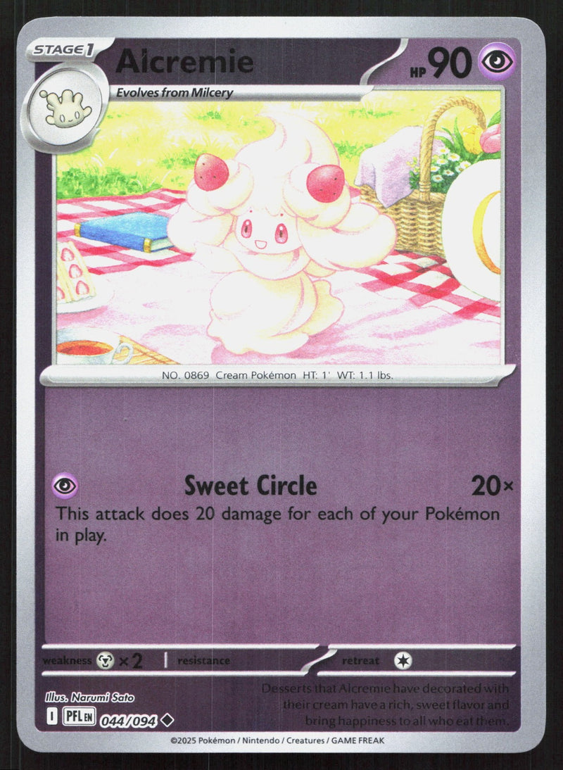 Alcremie Reverse Holo ME02: Phantasmal Flames 044/094