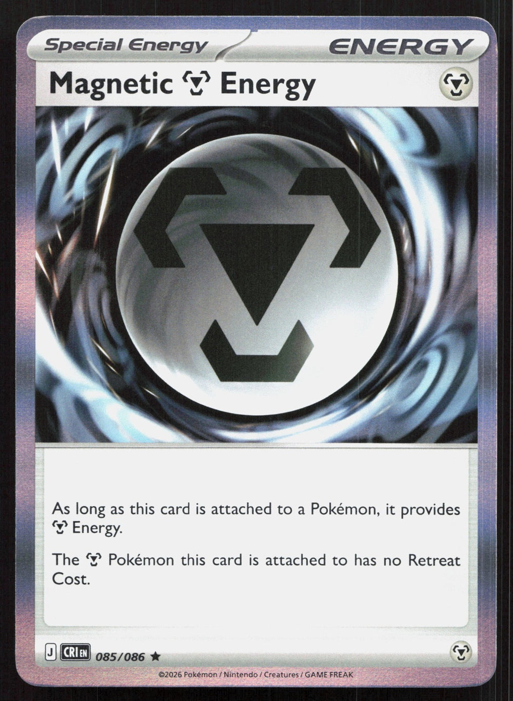 Magnetic Metal Energy Holo ME04: Chaos Rising 085/086